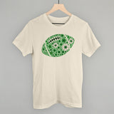 Floral Football Green