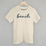 Beach (Blue Script)