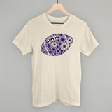 Floral Football Purple