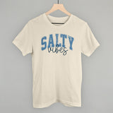 Salty Vibes Arch + Script Distressed