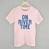 On River Time Block Letters