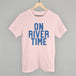 On River Time Block Letters