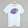 Floral Football Purple