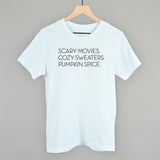 Scary Movies, Cozy Sweaters, Pumpkin Spice