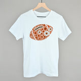 Floral Football Orange