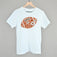 Floral Football Orange