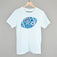 Floral Football Blue