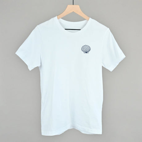 Speckled Seashell (Navy Blue) (Left Chest)