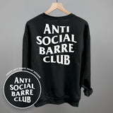 Anti Social Barre Club (White) (Back Print)