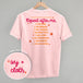 Say Your Affirmations (Back Print)