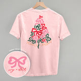 Merry Christmas Bow Tree (Back Print)