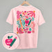 Abstract Floral Teacher Doodle (Back Print)