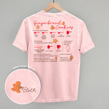 Gingerbread Cookie Recipe (Back Print)