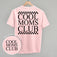 Cool Moms Club Checkered (Back Print)