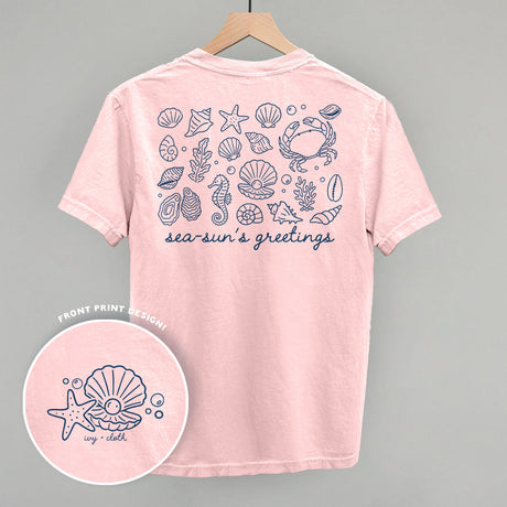 Sea-Sun's Greetings (Back Print)