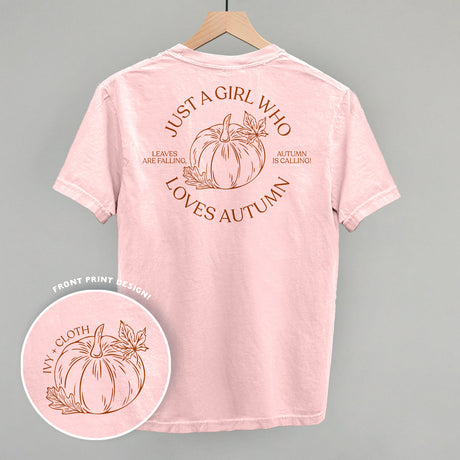 Just A Girl Who Loves Autumn (Back Print)