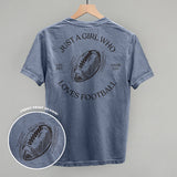 Just A Girl Who Loves Football (Back Print)