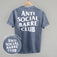Anti Social Barre Club (White) (Back Print)