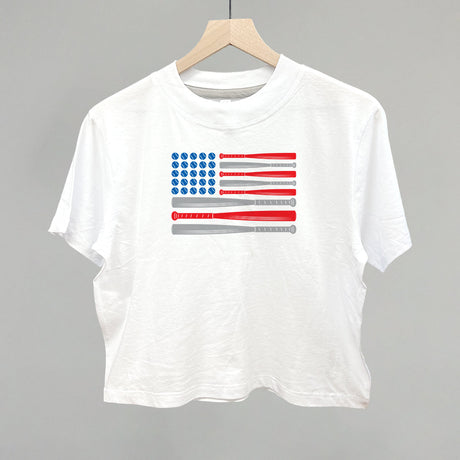 Baseball American Flag