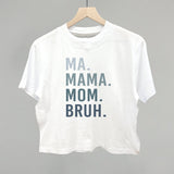 Ma Mama Mom Bruh Blue Gradient Text