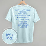 Happy Summer Things (Back Print)