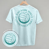 Just A Girl Who Loves Volleyball (Back Print)