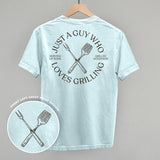 Just A Guy Who Loves Grilling (Back Print)
