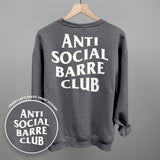 Anti Social Barre Club (White) (Back Print)