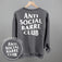 Anti Social Barre Club (White) (Back Print)