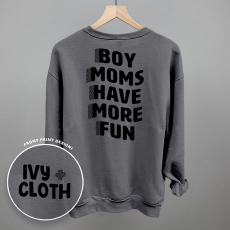 Boy Moms Have More Fun (Back Print)