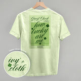 How Lucky Are We Guest Check (Back Print)