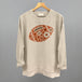 Floral Football Orange