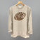 Floral Football Brown
