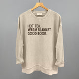 Hot Tea Warm Blanket Good Book