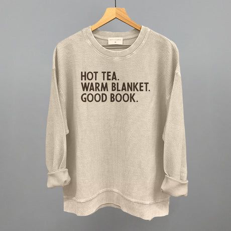 Hot Tea Warm Blanket Good Book