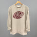 Floral Football Maroon