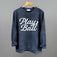 Play Ball (Vintage Script White)