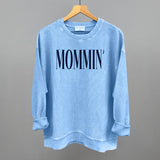 Mommin' Blue Text