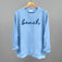 Beach (Blue Script)