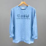 I Would Rather Be Thrifting Blue