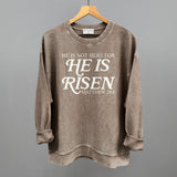 He Is Not Here For He Has Risen (Cream)