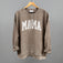 Mama Checkered Lightning Bolt Distressed