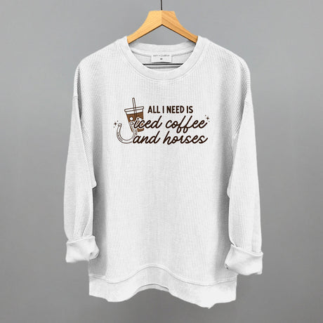 All I Need Is Iced Coffee And Horses