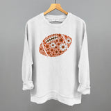 Floral Football Orange