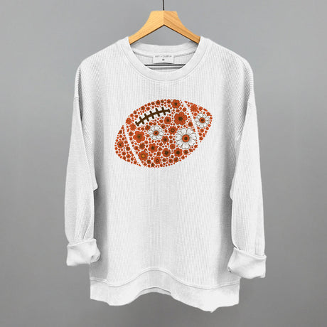 Floral Football Orange