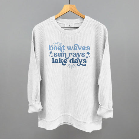 Boat Waves, Sun Rays, Lake Days