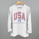USA Floral Arch + Bow