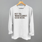 Hot Tea Warm Blanket Good Book