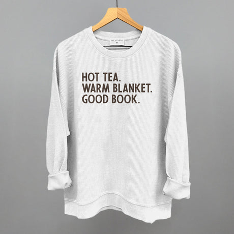 Hot Tea Warm Blanket Good Book