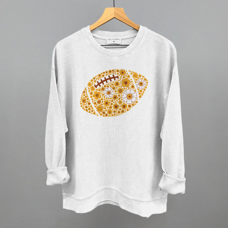 Floral Football Yellow
